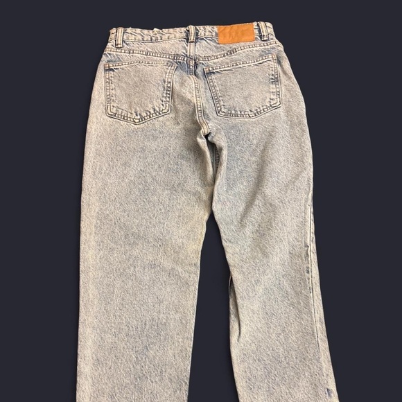 ZARA Join Life High Rise Mom Jeans Light Wash Denim | Size 4 / 36 - Picture 3 of 6
